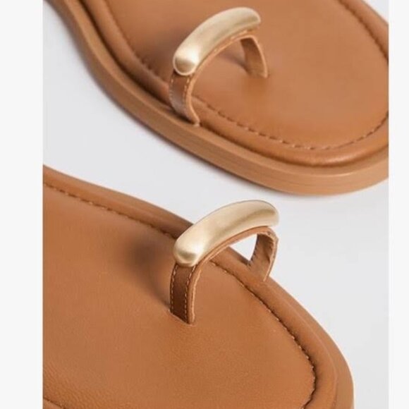 rag & bone Shoes - SUPER CUTE Rag & Bone 'Geo' Brown Ring Open Toe Sandals Size 35.5 (6.5)